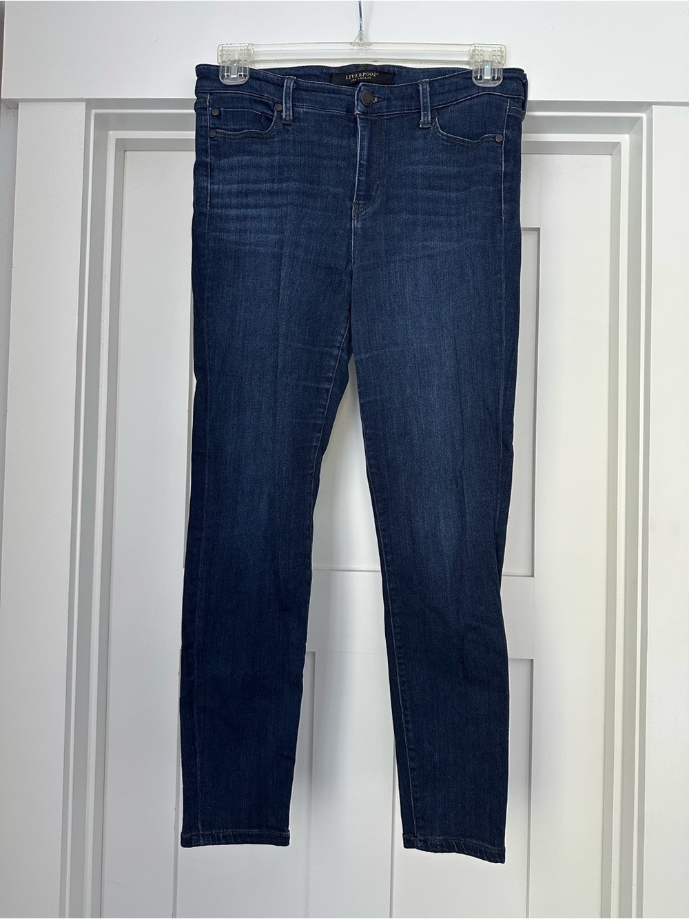 Liverpool Dark Indigo Women’s Skinny Jeans
